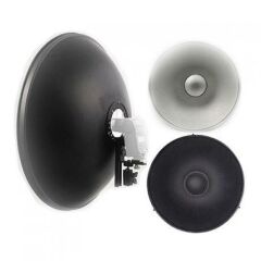 JINBEI QZ-40 Beauty Dish & ET-1 Tepe Flaş Taşıyıcı Adaptör Seti