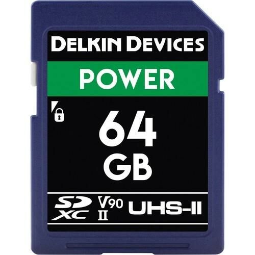 Delkin Devices 64GB Power SDXC UHS-II U3/V90 Hafıza Kartı