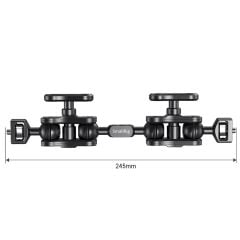 SmallRig Çift Başlı Bilyalı  ve Uzatmalı  Eklemli (1/4 ''-20 Vida) Kol 2109B