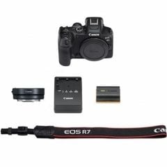 Canon EOS R7 Body Aynasız Fotoğraf Makinesi + Canon EF-EOS R Mount Adaptör