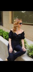 SİYAH KISA CROP