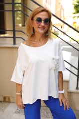 BEBE PLUS CEBİ İNCİLİ SWEAT
