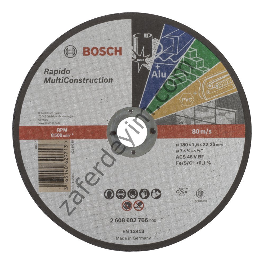 Bosch 180*1,6 mm Rapido MultiConstruction