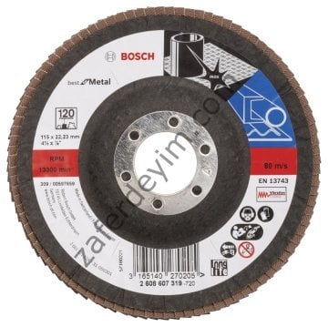 Bosch 115 mm 120 K Best for Metal Flap Disk