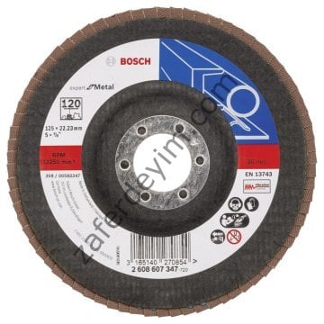 Bosch 125 mm 120 K Expert for Metal Flap Disk