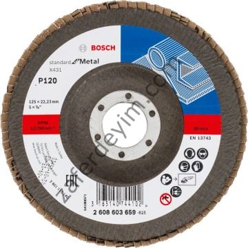 Bosch 125 mm 120 K X431 AlOX Flap Disk