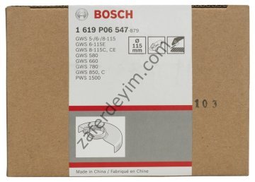 Bosch Taşlama için Siperlik 115 mm