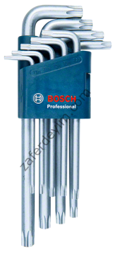 Bosch Profesyonel Alyan Anahtar Takımı Hex 9 Parça (1,5-10mm)