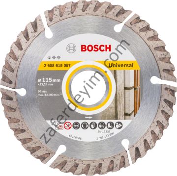 Bosch - Standard Seri Genel Yapı Malzemeleri İçin Elmas Kesme Diski 115 mm 10'lu Paket