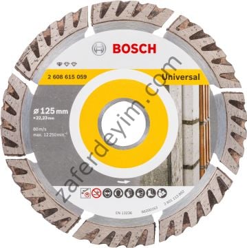 Bosch - Standard Seri Genel Yapı Malzemeleri İçin Elmas Kesme Diski 125 mm