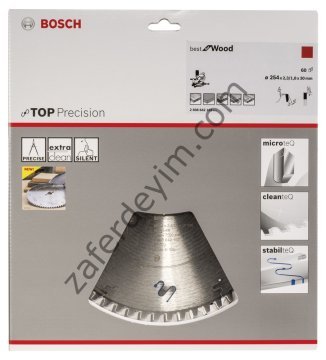 Bosch Best for Wood 254*30 mm 60 Diş