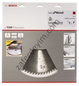 Bosch Best for Wood 305*30 mm 72 Diş