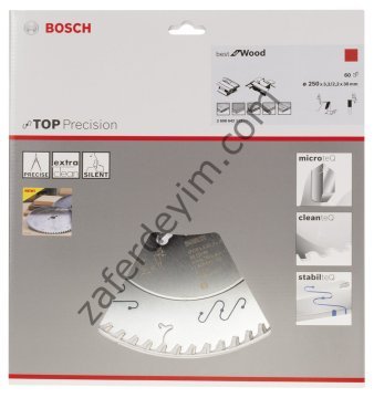 Bosch Best for Wood 250*30 mm 60 Diş