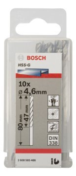 Bosch HSS-G 4,6*80 mm 10'lu Paket