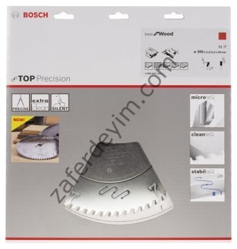 Bosch Best for Wood 300*30 mm 72 Diş
