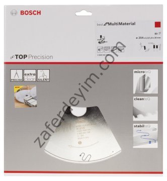 Bosch Best for MultiMaterial 254*30 mm 80 Diş