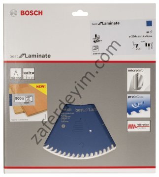 Bosch Best for Laminate 254*30 mm 84 Diş