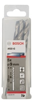 Bosch HSS-G 9*125 mm 5'li Paket