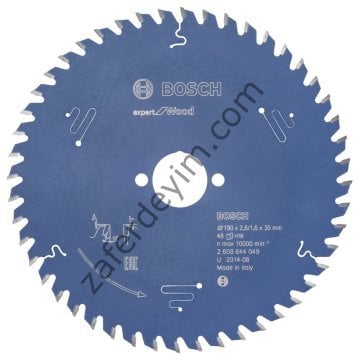 Bosch Expert for Wood 190*30 mm 48 Diş