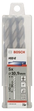 Bosch HSS-G 10,9*142 mm 5'li Paket