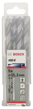 Bosch HSS-G 11,1*142 mm 5'li Paket