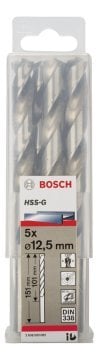 Bosch HSS-G 12,5*151 mm 5'li Paket