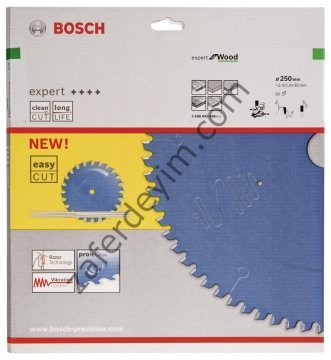 Bosch Expert for Wood 250*30 mm 60 Diş