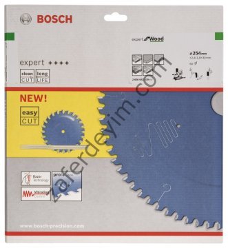 Bosch Expert for Wood 254*30 mm 60 Diş