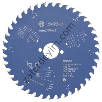 Bosch Expert for Wood 190*30 mm 40 Diş