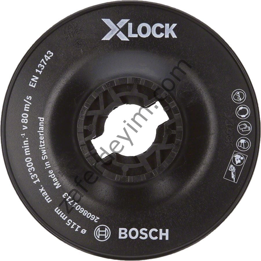 Bosch - X-LOCK - 115 mm Fiber Disk Sert Taban