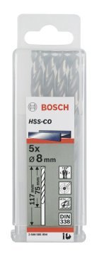 Bosch HSS-Co 8,8*125 mm 5'li Paket