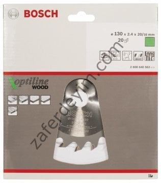 Bosch Optiline Wood 130*20/16 mm 20 Diş