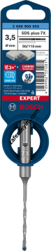 Bosch EXPERT SDS plus-7X Kırıcı Delici Delme Ucu 7 x 100 x 165 mm