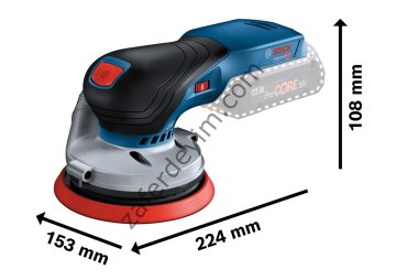 Bosch Professional Akülü eksantrik zımpara GEX 18V-125 (solo)