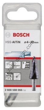 Bosch HSS-AlTiN 9 kademeli Matkap Ucu 4-20 mm