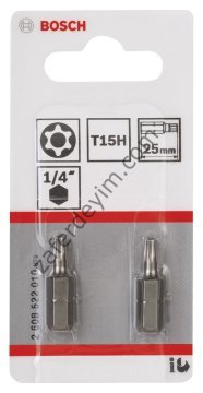 Bosch ExtraHard Security-Torx® T15H*25 mm 2li