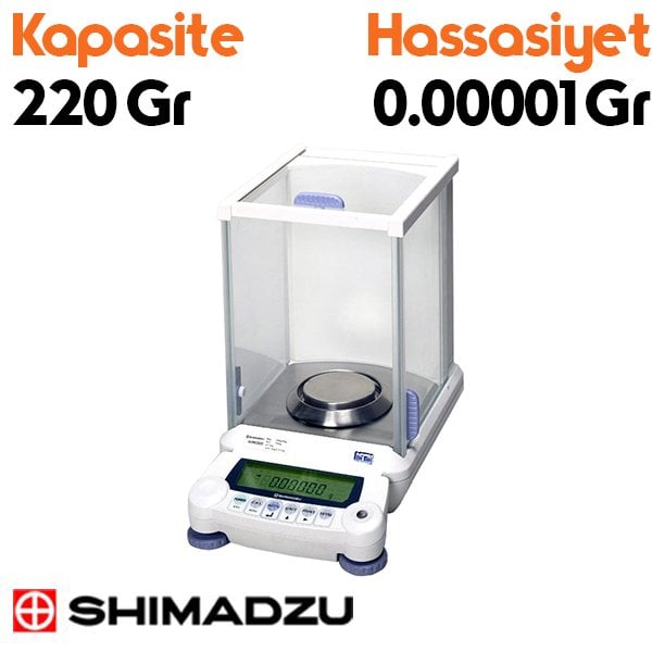 Shimadzu AUW-220D Yarı Mikro Terazi (220gr / 0.00001gr)
