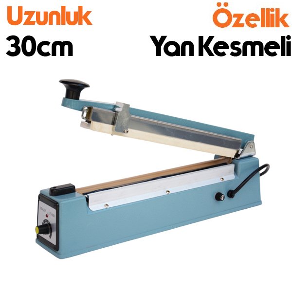 FS 300CY Yan Kesmeli Poşet Yapıştırma Makinası (30cm)
