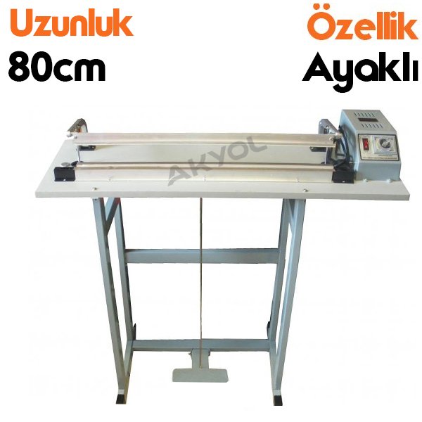 SFTD 800 Ayaklı Poşet Yapıştırma Makinesi (Kesmeli)