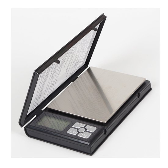 Notebook Kapaklı Dijital Cep Terazisi (500gr / 0.01gr)