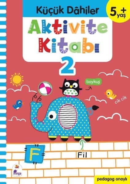 Küçük Dahiler Aktivite Kitabı 2 – 5+ Yaş (Pedagog Onaylı)