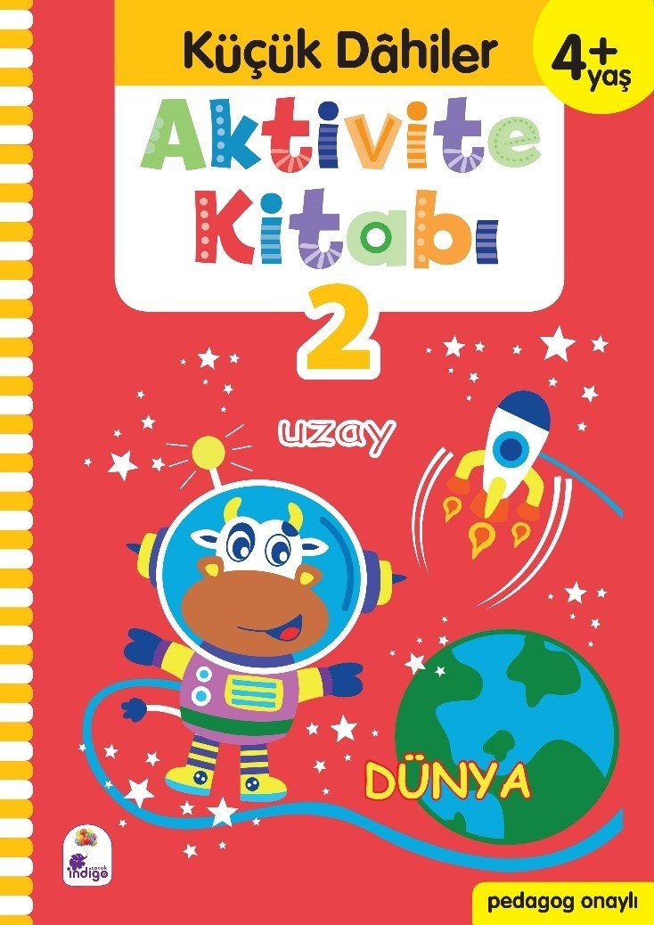 : Küçük Dahiler Aktivite Kitabı 2 – 4+ Yaş (Pedagog Onaylı)