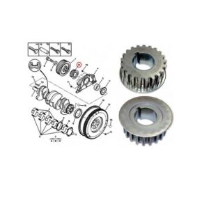 KRANK DİŞLİSİ (21 DİŞ) PARTNER-BERLINGO-EXPERT-JUMPY-406 2.0HDI  0513.A2-9664471089