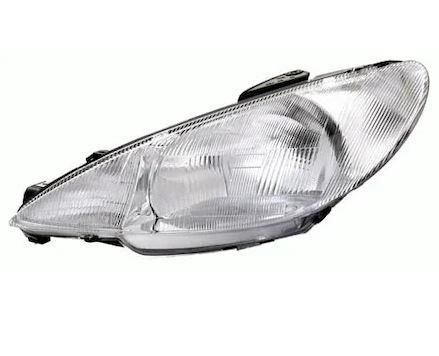 FAR & SİNYAL SOL ELEKTRİKLİ (H4) 206 ÇİZGİLİ 1998-2003 6204S7
