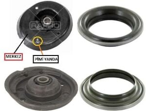 ÖN AMORTİSÖR TAKOZU & RULAMNI C2-C3-C3 II-C3 PLURIEL PİMİ YANDA