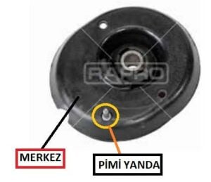 AMORTİSÖR TAKOZU C2-C3-C3 II-C3 PLURIEL PIMI YANDA 5038F5-5038A9