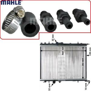 SU RADYATORÜ PARTNER-BERLİNGO-206-307-C4-XSARA 1.4-1.6 KLIMASIZ