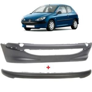 ÖN TAMPON (ÜST KUŞAK DAHİL) PEUGEOT 206 1997-2009 SİS FARSIZ
