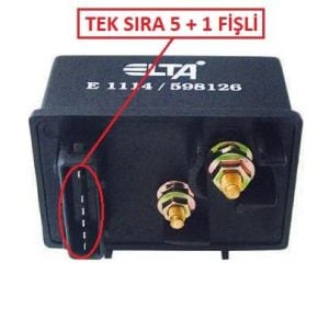 KIZDIRMA RÖLESİ BOXER-JUMPER-405 1.9D/2.5 12V 205-ZX 1.8D (TEK SIRA 5+1 FISLI) 9616582380 PPC/7-12