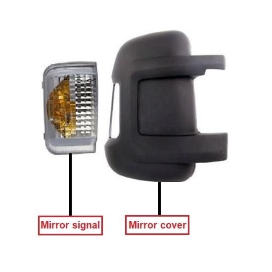 DIŞ DİZKİZ AYNA KAPAĞI VE SİNYALİ SAĞ BOXER-JUMPER-DUCATO 2006- 6325.H1